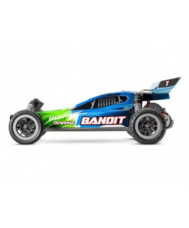 BANDIT 1/10 2WD 2,4Ghz RTR BRUSHED TRAXXAS USB-C 24054-8-GRN