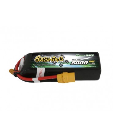 GENS ACE Bashing batterie LiPo 4S 14,8V 5000mAh 60C HARD CASE pour voiture GEA50004S60X9