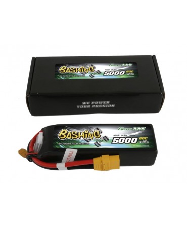 GENS ACE Bashing batterie LiPo 4S 14,8V 5000mAh 60C HARD CASE pour voiture GEA50004S60X9