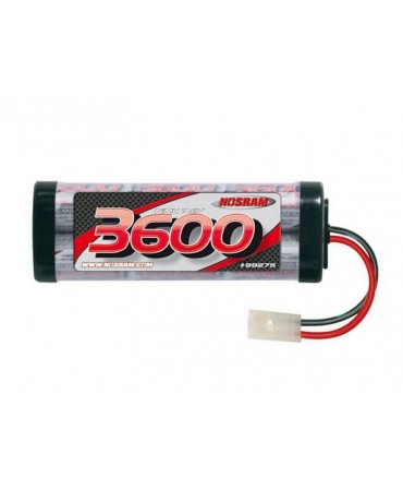 Batterie NiMH 7,2V 3600mAh NOSRAM prise TAMIYA NOS99275