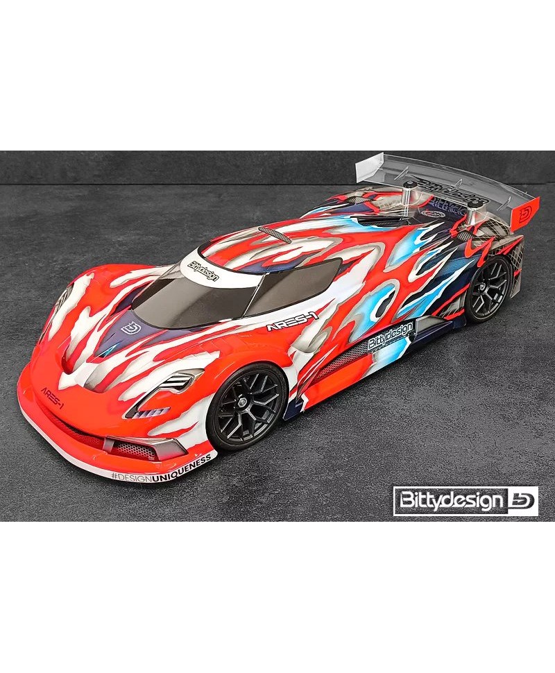 Carrosserie Bittydesign ARES-1 1/10 GT non peinte 190 mm BD-GT-190AS1