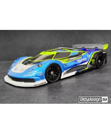 Carrosserie Bittydesign ARES-1 1/10 GT non peinte 190 mm BD-GT-190AS1