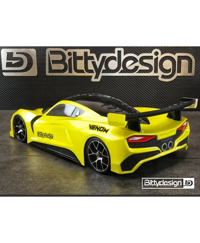 Carrosserie Bittydesign VENOM 1/10 GT non peinte 190 mm BD-GT-190VNM