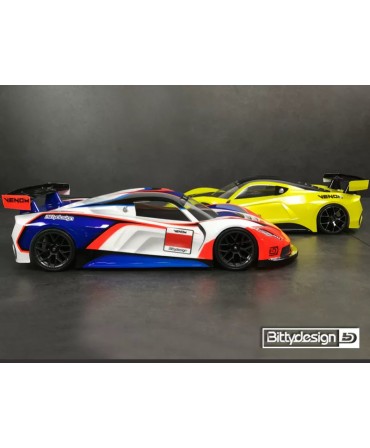 Carrosserie Bittydesign VENOM 1/10 GT non peinte 190 mm BD-GT-190VNM