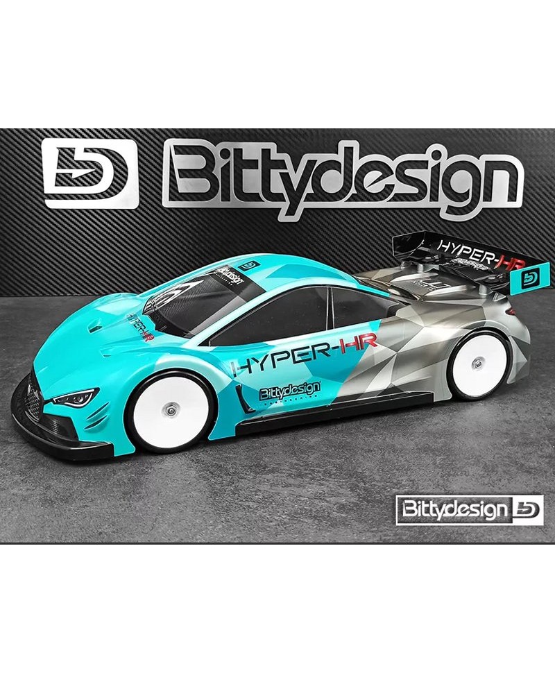 Carrosserie Bittydesign HYPER-HR 1/10 TC non peinte 190 mm BD-TC-190HYPHR