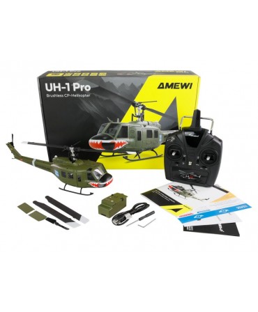Hélicoptère BELL UH-1 PRO BRUSHLESS 2,4GHz 6CH 6G RTF MODE1/2 25352