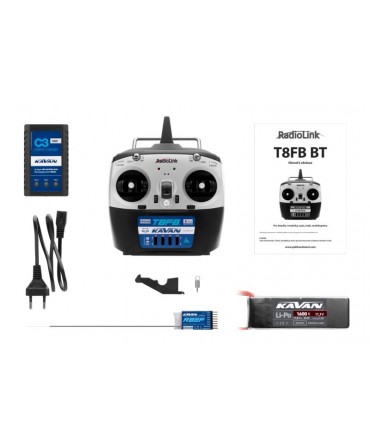 KAVAN Motoplaneur BETA 1400MM RTF MODE2 KAV02.8085RTF