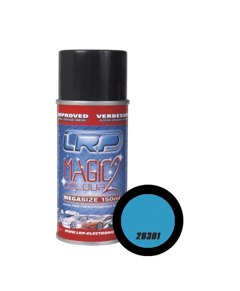 Bombe de peinture bleu lumineux 2 LRP 28301