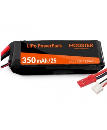 Batterie LiPo 2S 7,4V 350mAh 30C PowerPack MD10085