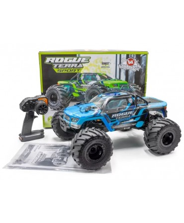 COMBO HOBBYTECH ROGUE Monster BLEU RTR (LIPO 2S + CHARGEUR) 1.ROGT.SP.BL-PACK