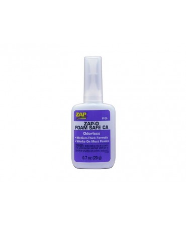 Colle ZAP-O FOAM SAFE CA ORDORLESS CYANO 20 g PT-25