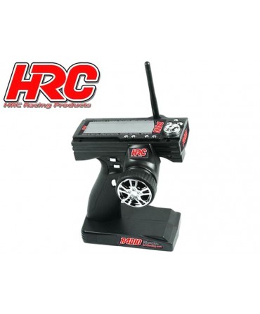 Radiocommande HRC Racing R4D10 2,4Ghz GFSK et récepteur HRC9461A