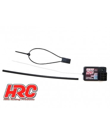 Radiocommande HRC Racing R4D10 2,4Ghz GFSK et récepteur HRC9461A
