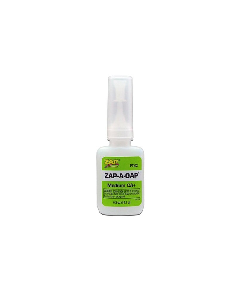 Colle ZAP-A-GAP-CA+ Medium CYANO Adhésif pour pneus 14 g PT-03 Colle ZAP-A-GAP-CA+ Medium CYANO Adhésif pour pneus 14 g PT-03