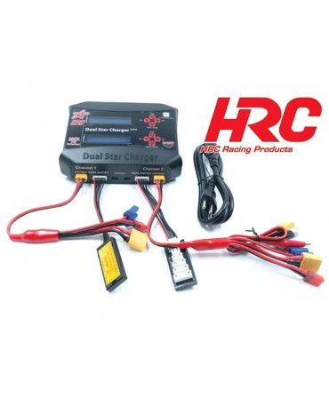 Chargeur HRC Racing 2X120W DUAL-STAR V3 AC/DC HRC9361D