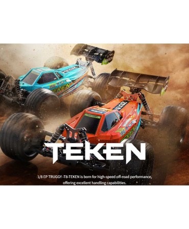 TEAM MAGIC Truggy TEKEN 4S ORANGE 1/8 XL 2,4Ghz RTR BRUSHLESS TM560020
