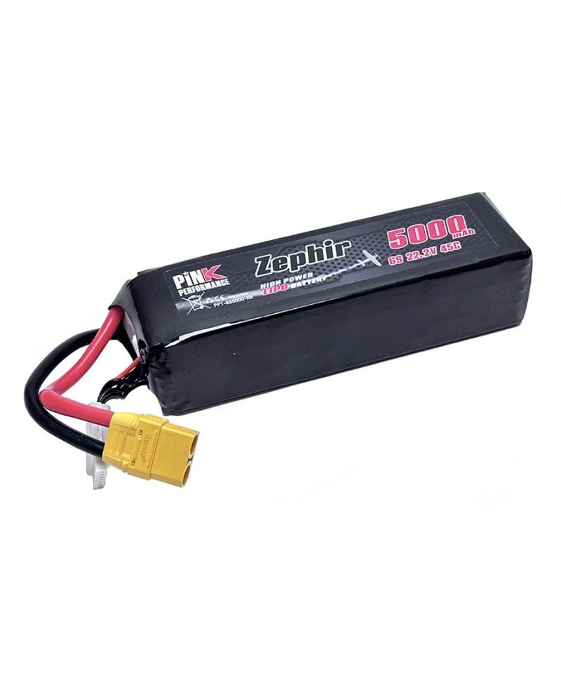 Pink Zephir batterie LiPo 6S 22,2V 5000mAh 45C pour voiture PP1-6S5000-X9 Pink Zephir batterie LiPo 6S 22,2V 5000mAh 45C pour voiture PP1-6S5000-X9