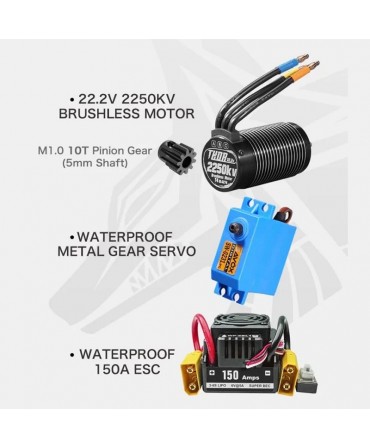 TEAM MAGIC Buggy CAMION DU DESERT 6S VERT 1/8 XL 2,4Ghz RTR BRUSHLESS TM560017GH