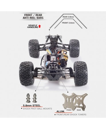 TEAM MAGIC Buggy CAMION DU DESERT 6S VERT 1/8 XL 2,4Ghz RTR BRUSHLESS TM560017GH