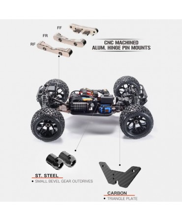 TEAM MAGIC Buggy CAMION DU DESERT 6S VERT 1/8 XL 2,4Ghz RTR BRUSHLESS TM560017GH