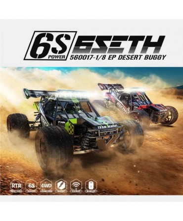 TEAM MAGIC Buggy CAMION DU DESERT 6S VERT 1/8 XL 2,4Ghz RTR BRUSHLESS TM560017GH