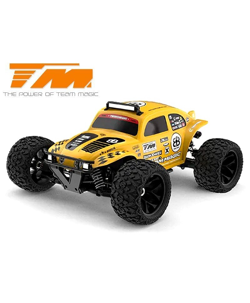 TEAM MAGIC Buggy BAJA 4S JAUNE SOMBRE 1/8 2,4Ghz RTR BRUSHLESS TM560021Y TEAM MAGIC Buggy BAJA 4S JAUNE SOMBRE 1/8 2,4Ghz RTR BRUSHLESS TM560021Y