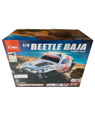 TEAM MAGIC Buggy BAJA 4S JAUNE SOMBRE 1/8 2,4Ghz RTR BRUSHLESS TM560021Y