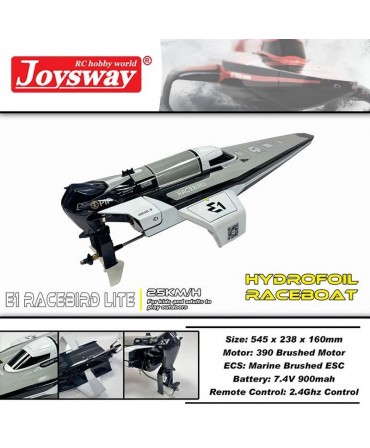 Bateau Joysway RACE BIRD HYDROFOIL BLANC 545MM JOY8608W