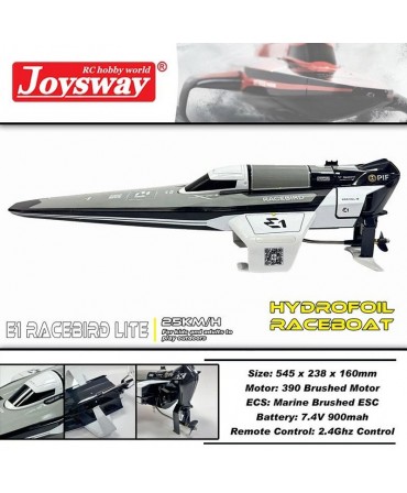 Bateau Joysway RACE BIRD HYDROFOIL BLANC 545MM JOY8608W