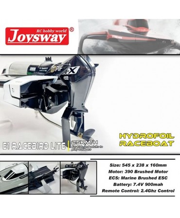 Bateau Joysway RACE BIRD HYDROFOIL BLANC 545MM JOY8608W