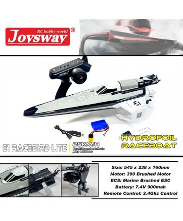 Bateau Joysway RACE BIRD HYDROFOIL BLANC 545MM JOY8608W