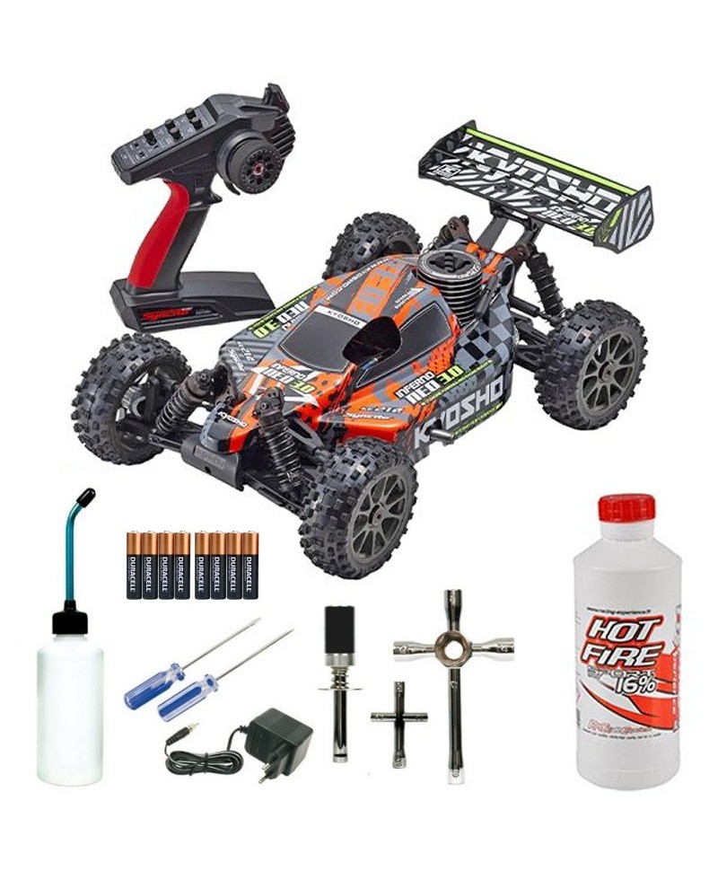 Pack Eco KYOSHO INFERNO NEO 3.0 1/8 RC NITRO READYSET (KE21SP) TYPE5 - ROUGE 33012T5B Pack Eco KYOSHO INFERNO NEO 3.0 1/8 RC NITRO READYSET (KE21SP) TYPE5 - ROUGE 33012T5B