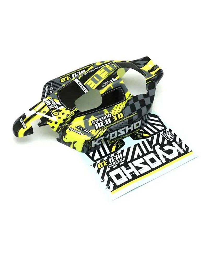 Carrosserie KYOSHO 1/8 INFERNO NEO 3.0 TYPE 6 (JAUNE) IFB114YL Carrosserie KYOSHO 1/8 INFERNO NEO 3.0 TYPE 6 (JAUNE) IFB114YL