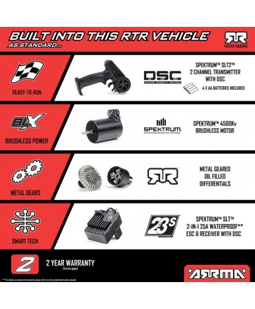 ARRMA MOJAVE GROM 223S DSC 4X4 3S BLX 1/16 4WD VERT ARA2304ST1