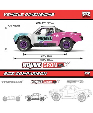 ARRMA MOJAVE GROM 223S DSC 4X4 3S BLX 1/16 4WD VERT ARA2304ST1