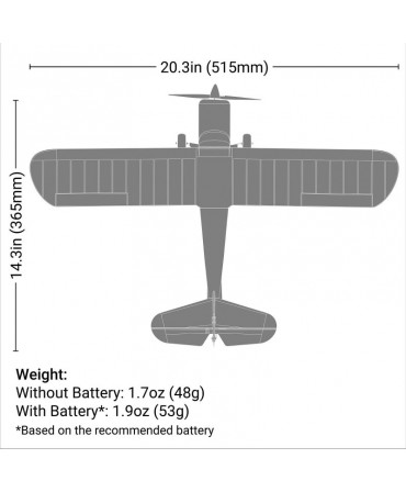 HobbyZone Champ Anniversary Special Edition 515MM RTF avec SAFE HBZ04900