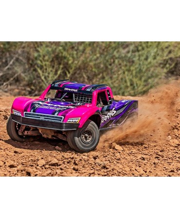 MINI SLASH 1/16 4WD 2,4Ghz RTR BRUSHLESS BL-2S TRAXXAS USB-C 108164-1-PINK