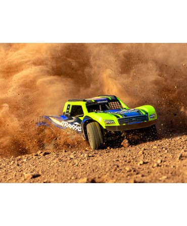 MINI SLASH 1/16 4WD 2,4Ghz RTR BRUSHLESS BL-2S TRAXXAS USB-C 108164-1-GRN