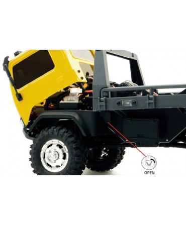 CRAWLER HB HOBBY PLUS 1/18 TOW TRUCK ARKTOS 6X6 2,4Ghz RTR JAUNE HBP1810430