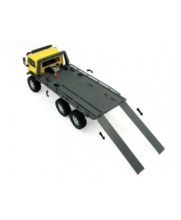 CRAWLER HB HOBBY PLUS 1/18 TOW TRUCK ARKTOS 6X6 2,4Ghz RTR JAUNE HBP1810430