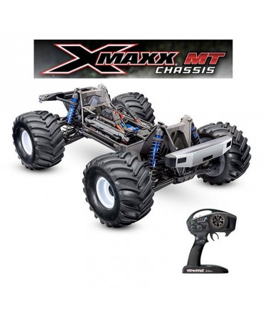 X-MAXX MT CHASSIS 8S 1/5 4WD BRUSHLESS WIRELESS ID TSM SANS CARROSSERIE TRAXXAS 77036-4
