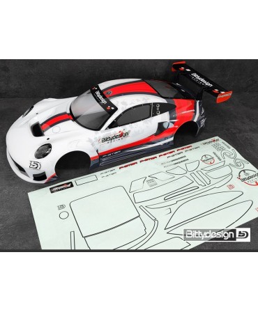 Carrosserie Bittydesign pré-peinte et pré-découpée 1/7 P-GT3R ARRMA empattement 406 mm BDAR7-PG3TR-PP