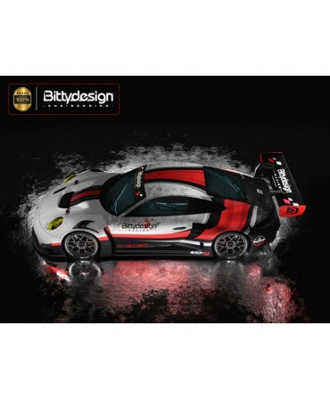 Carrosserie Bittydesign pré-peinte et pré-découpée 1/7 P-GT3R ARRMA empattement 406 mm BDAR7-PG3TR-PP