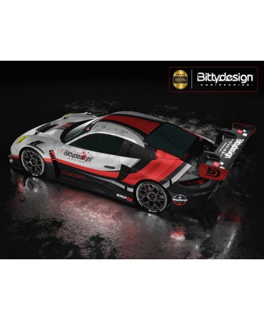 Carrosserie Bittydesign pré-peinte et pré-découpée 1/7 P-GT3R ARRMA empattement 406 mm BDAR7-PG3TR-PP