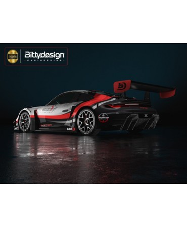 Carrosserie Bittydesign pré-peinte et pré-découpée 1/7 P-GT3R ARRMA empattement 406 mm BDAR7-PG3TR-PP