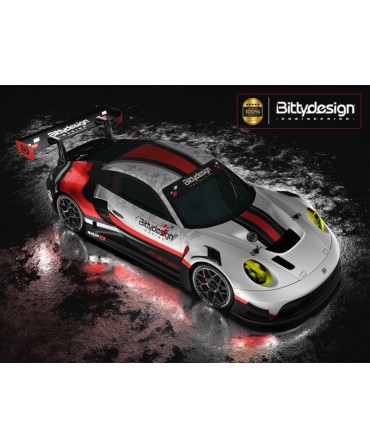 Carrosserie Bittydesign pré-peinte et pré-découpée 1/7 P-GT3R ARRMA empattement 406 mm BDAR7-PG3TR-PP