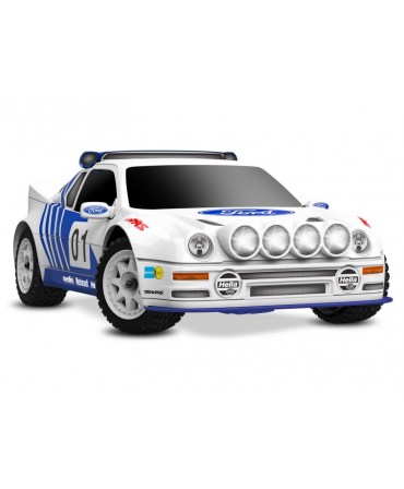 TRAXXAS MINI RALLY FORD RS2000 1/16 4WD 2,4Ghz RTR VXL BRUSHLESS USB-C 108046-1