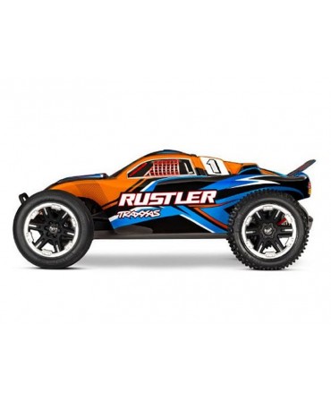 RUSTLER 1/10 2WD 2,4Ghz RTR BRUSHED HD TRAXXAS USB-C 37254-8-ORNG