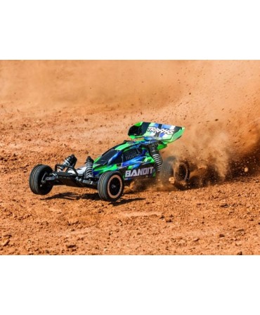 BANDIT 1/10 2WD 2,4Ghz RTR BRUSHED HD TRAXXAS USB-C 24054-8-GRN