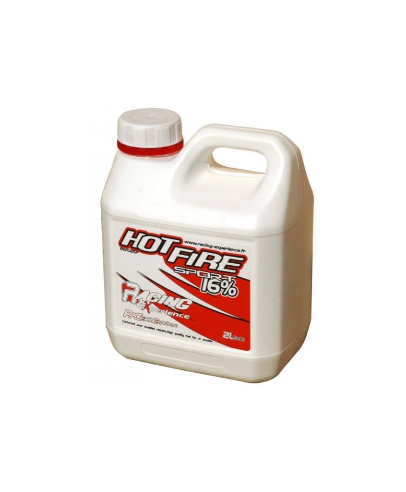Carburant HOT FIRE SPORT pour voiture contenant 16% de nitrométhane